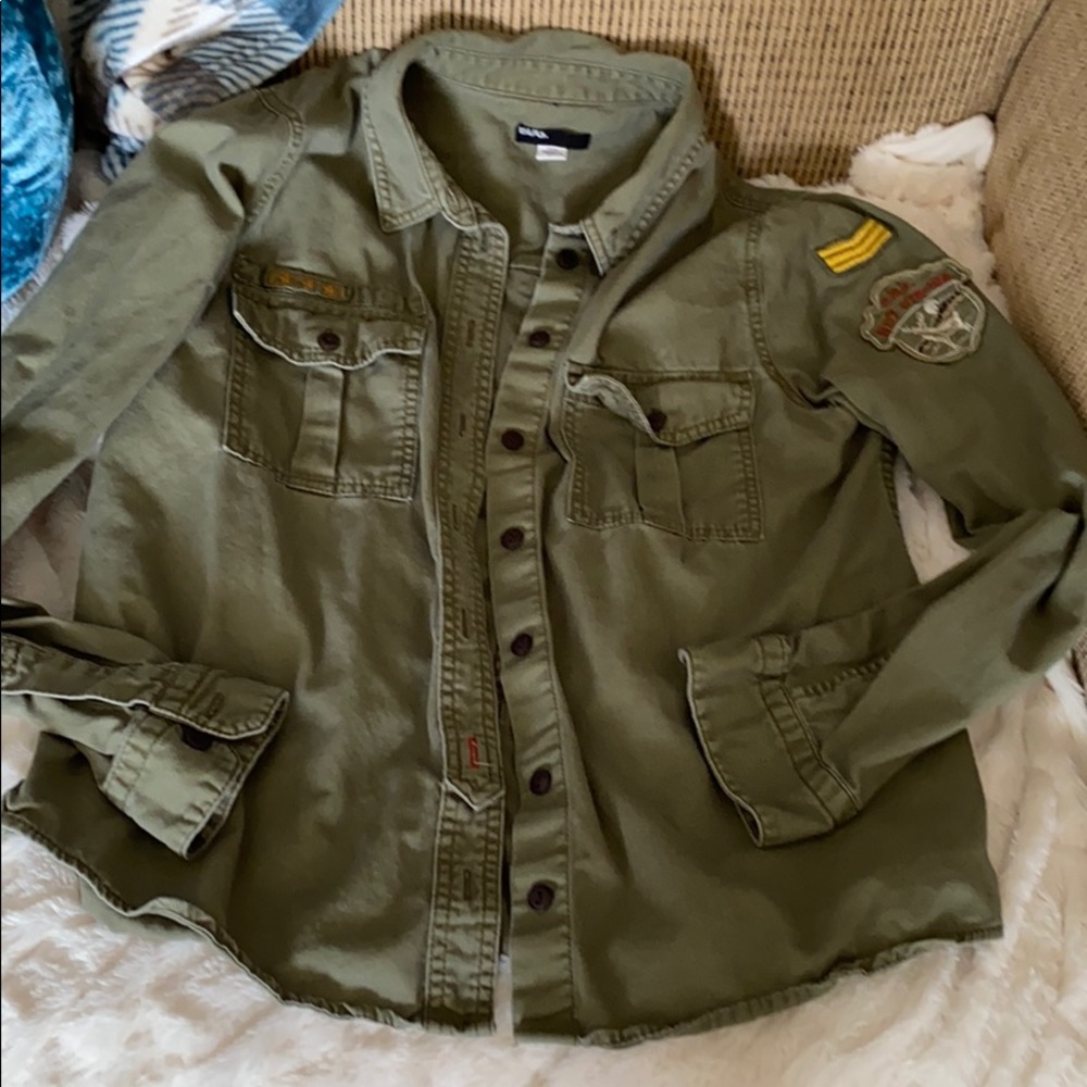 Bdg Camo Patch Button Down - image 7